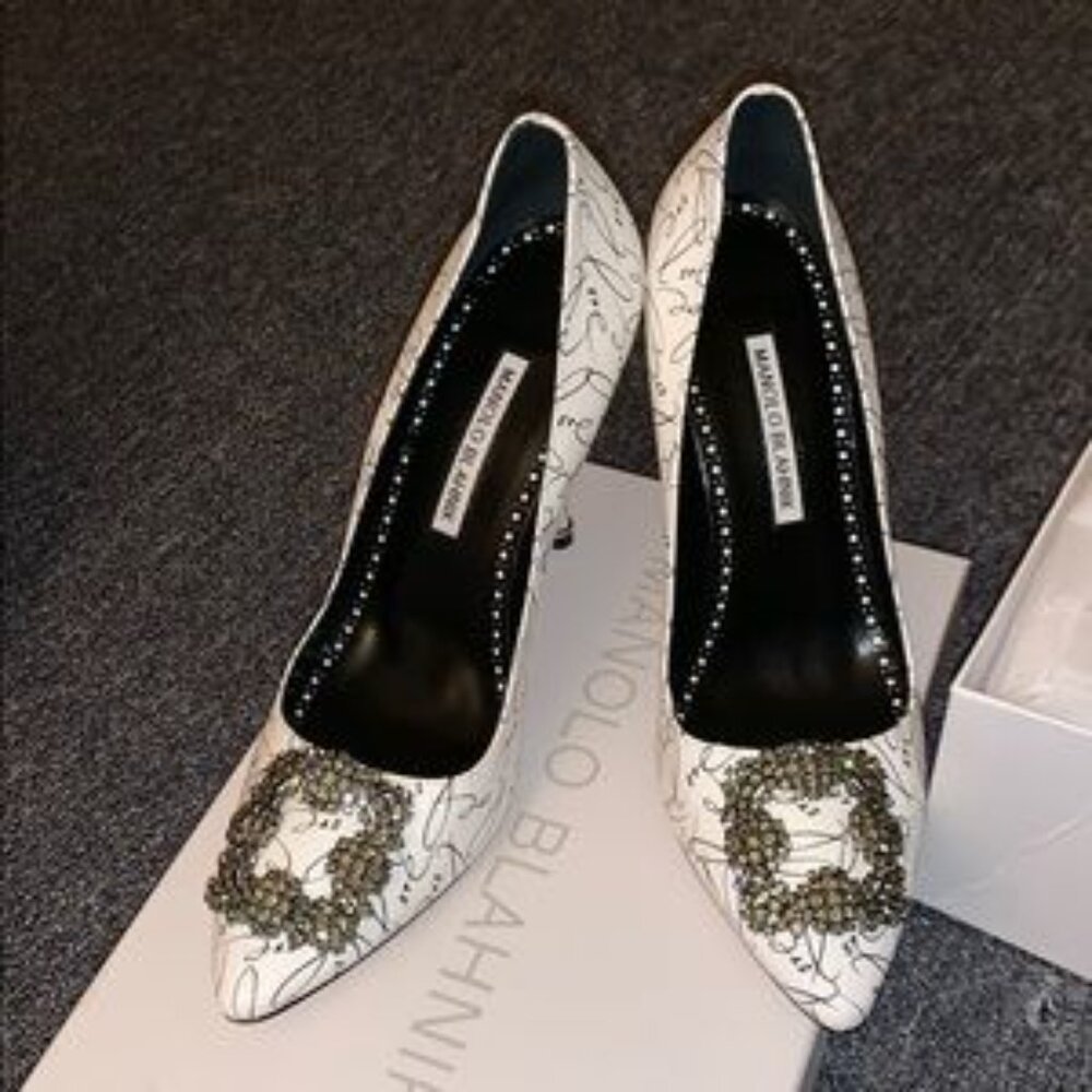 Manolo blahnik Hangisi 105mm - Picture 3 of 8